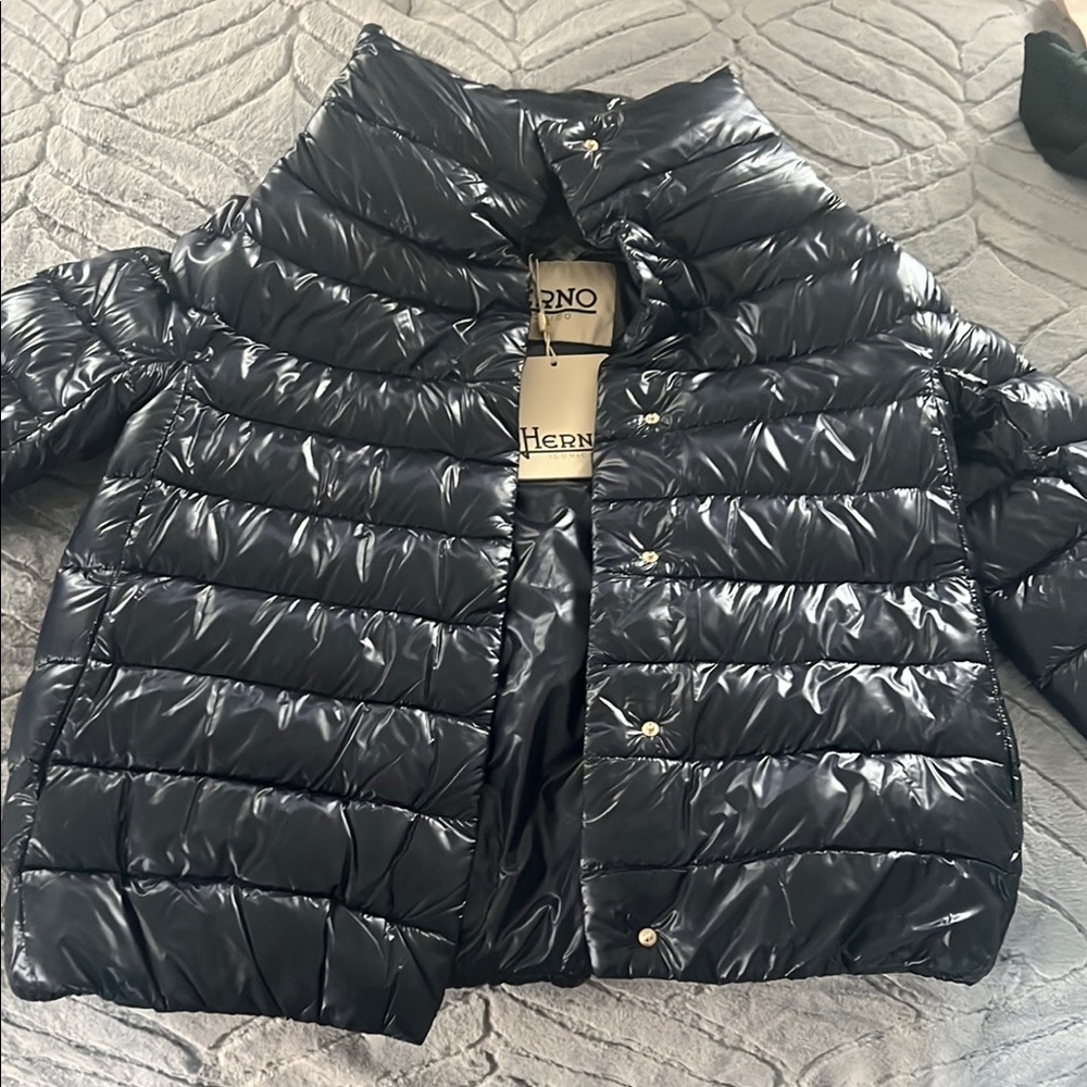 Herno navy blue Puffer Jacket